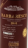 Bruno Giacosa Barbaresco Rabaja Riserva 2001  Front Label