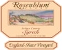 Rosenblum Cellars England Shaw Vineyard Syrah 2002 Front Label