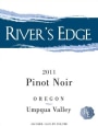 River's Edge Pinot Noir 2011  Front Label
