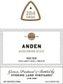 Evening Land Seven Springs Vineyard Anden Pinot Noir 2014  Front Label