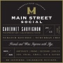 Main Street Social Cabernet Sauvignon 2015  Front Label
