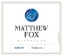 Matthew Fox Matthew Fox Merlot , California 2012  Front Label