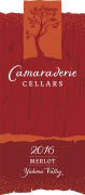 Camaraderie Cellars Merlot 2016  Front Label