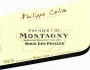 Philippe Colin Montagny Sous Les Feilles Premier Cru 2015  Front Label