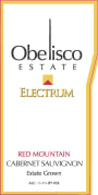 Obelisco Estate Electrum Cabernet Sauvignon 2013 Front Label