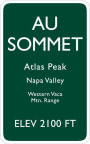 Au Sommet Winery Cabernet Sauvignon (1.5 Liter Magnum) 2008  Front Label