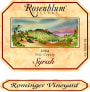 Rosenblum Cellars Rominger Vineyard Syrah 2004  Front Label