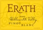 Erath Pinot Blanc 2009  Front Label