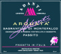 Azienda Agricola Adanti Sagrantino di Montefalco Arquata Passito 2001 Front Label