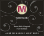 Andrew Murray Terra Bella Vineyard Grenache 2009  Front Label