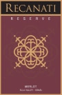 Recanati Reserve Merlot (OU Kosher) 2015  Front Label