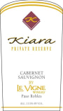 Le Vigne Winery Kiara Private Reserve Cabernet Sauvignon 2013  Front Label
