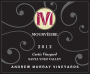 Andrew Murray  Curtis Vineyard Mourvedre 2012  Front Label