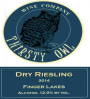 Thirsty Owl Wine Company Dry Riesling 2014 Front Label