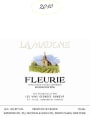 Duboeuf Fleurie La Madone 2010 Front Label