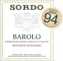 Giovanni Sordo Barolo Rocche di Castiglione 2012  Front Label