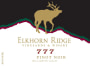 Elkhorn Ridge Vineyards & Winery 777 Pinot Noir 2007  Front Label