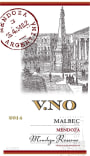 V.NO Reserve Malbec 2014  Front Label