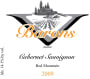 Barons Winery Red Mountain Cabernet Sauvignon 2009 Front Label