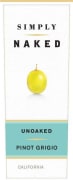 Simply Naked Unoaked Pinot Grigio 2011  Front Label