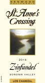St. Anne's Crossing Old Vine Zinfandel 2015  Front Label