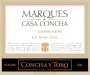 Concha y Toro Marques de Casa Concha Carmenere 2011  Front Label