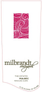 Milbrandt The Estates Malbec 2014  Front Label