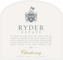 Ryder Estate Chardonnay 2016  Front Label