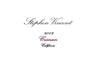 Stephen Vincent Crimson Red Blend 2002  Front Label