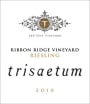 Trisaetum Ridge Estate Riesling 2010  Front Label