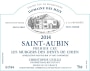 Domaine des Meix Saint-Aubin 1er Cru Les Murgers des Dents de Chien Chardonnay 2014 Front Label