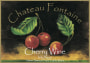 Chateau Fontaine Cherry Wine  Front Label