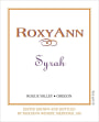 RoxyAnn Syrah 2008  Front Label