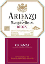 Marques de Riscal Marques de Arienzo Crianza 2015  Front Label