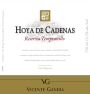 Bodegas Vicente Gandia Utiel-Requena Hoya de Cadenas Reserva 2013  Front Label