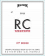 Inglenook RC Reserve Syrah 2015 Front Label