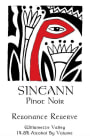 Sineann Resonance Reserve Pinot Noir 2009  Front Label