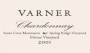 Varner Home Block Spring Ridge Vineyard Chardonnay 2001  Front Label