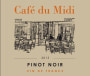 Cafe du Midi Pinot Noir 2015  Front Label