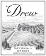 Drew The Ornbaun Syrah 2016  Front Label