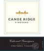 Canoe Ridge Cabernet Sauvignon 2017  Front Label