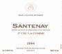 Jean-Claude Boisset Santenay La Comme Premier Cru 2004  Front Label