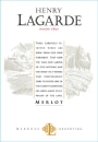 Lagarde Merlot 2012  Front Label