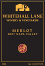 Whitehall Lane Napa Valley Merlot 2007 Front Label