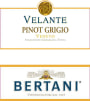 Bertani Velante Pinot Grigio 2008  Front Label