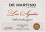 De Martino Single Vineyard Las Aguilas Cabernet Sauvignon 2014  Front Label