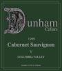 Dunham Cellars Cabernet Sauvignon V 1999 Front Label