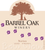 Barrel Oak Winery Norton 2008 Front Label