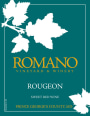 Romano Vineyard & Winery Rougeon 2015 Front Label
