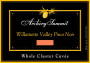 Archery Summit Whole Cluster Cuvee Pinot Noir 2012  Front Label